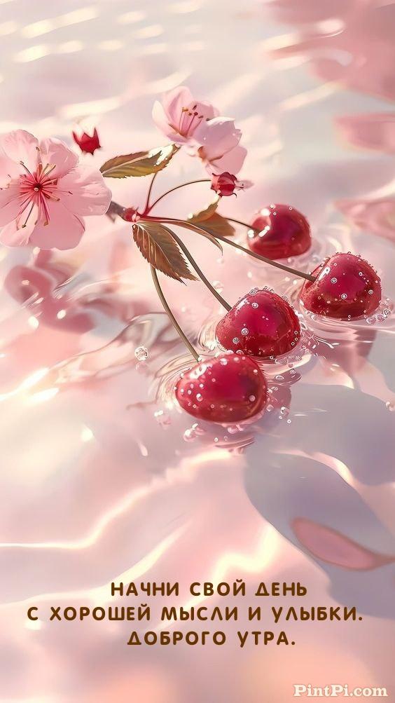 Начни свой день с хорошей мысли и улыбки. Доброго утра.