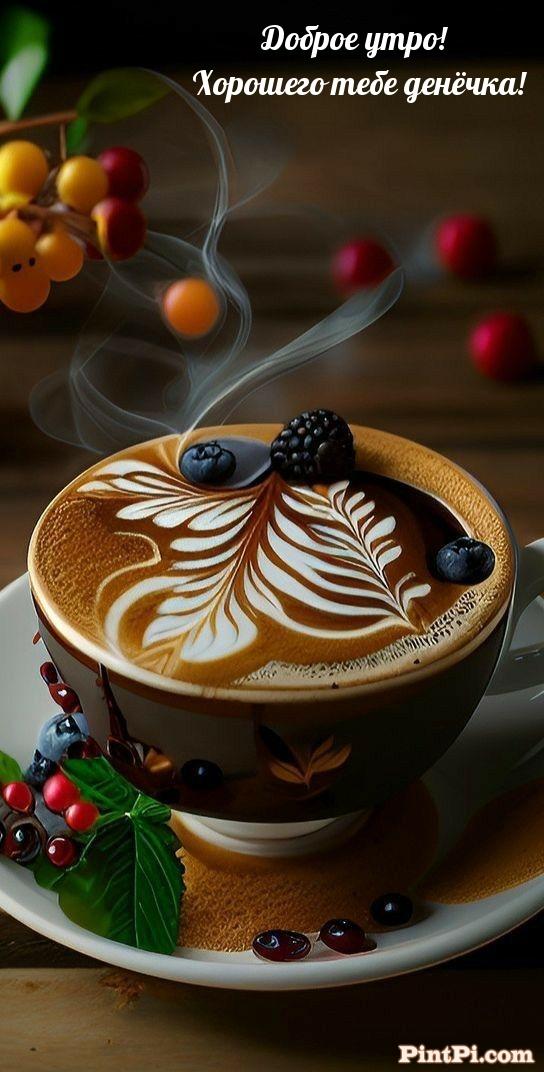 Доброе утро! Хорошего тебе денёчка!