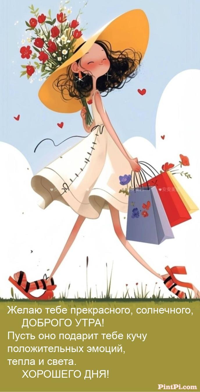 Желаю тебе прекрасного, солнечного, доброго утра!