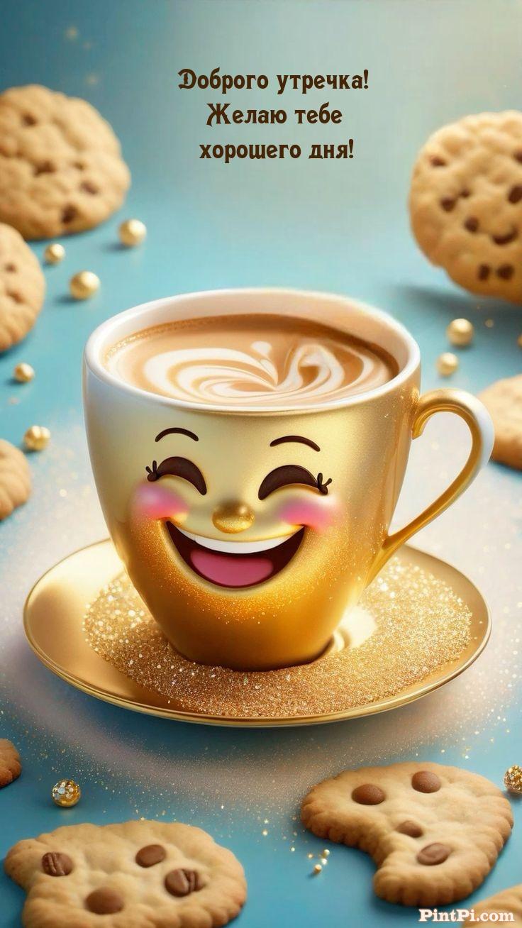 Доброго утречка! Желаю тебе хорошего дня!